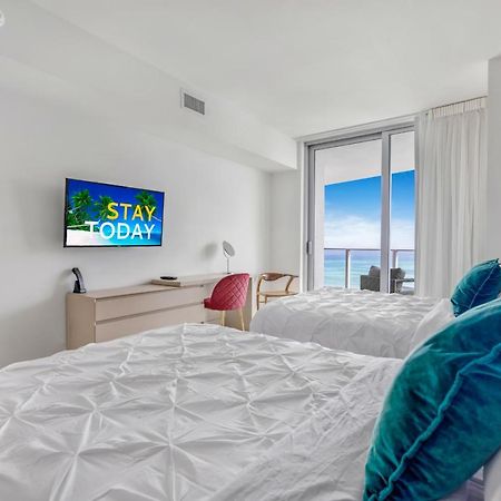 Seashore Resort - 2 Bedroom Right On The Beach Direct Ocean-View With Amenities On The Rooftop Hollywood Eksteriør bilde