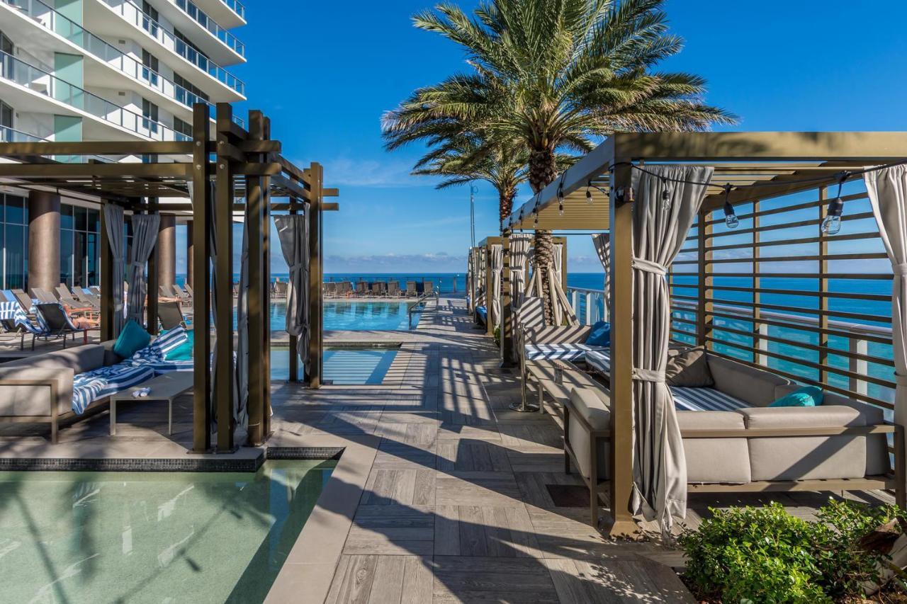Seashore Resort - 2 Bedroom Right On The Beach Direct Ocean-View With Amenities On The Rooftop Hollywood Eksteriør bilde