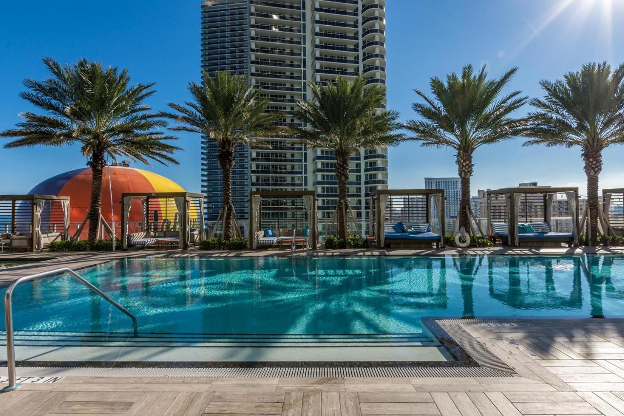 Seashore Resort - 2 Bedroom Right On The Beach Direct Ocean-View With Amenities On The Rooftop Hollywood Eksteriør bilde
